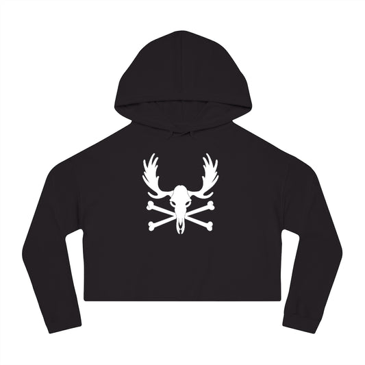 Modern Moose Tracks Women’s Cropped Hoodie