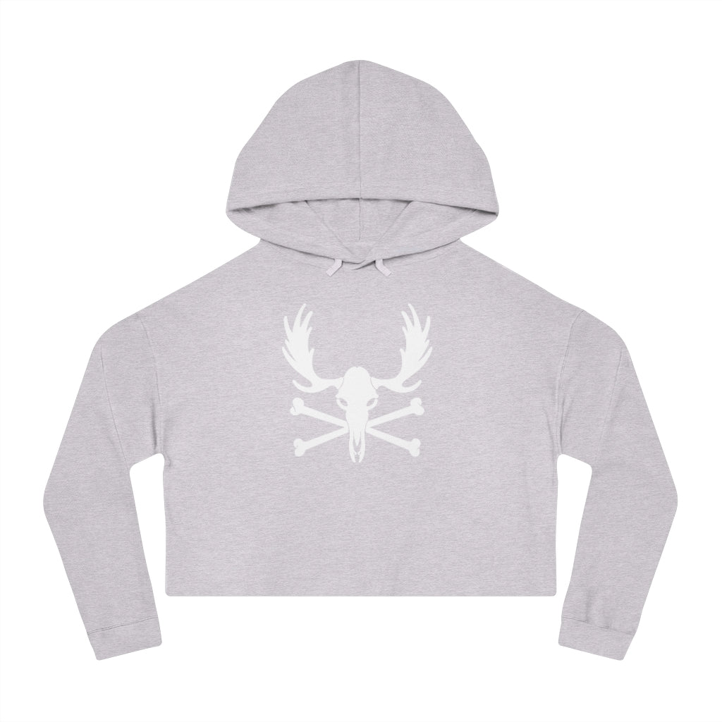 Modern Moose Tracks Women’s Cropped Hoodie