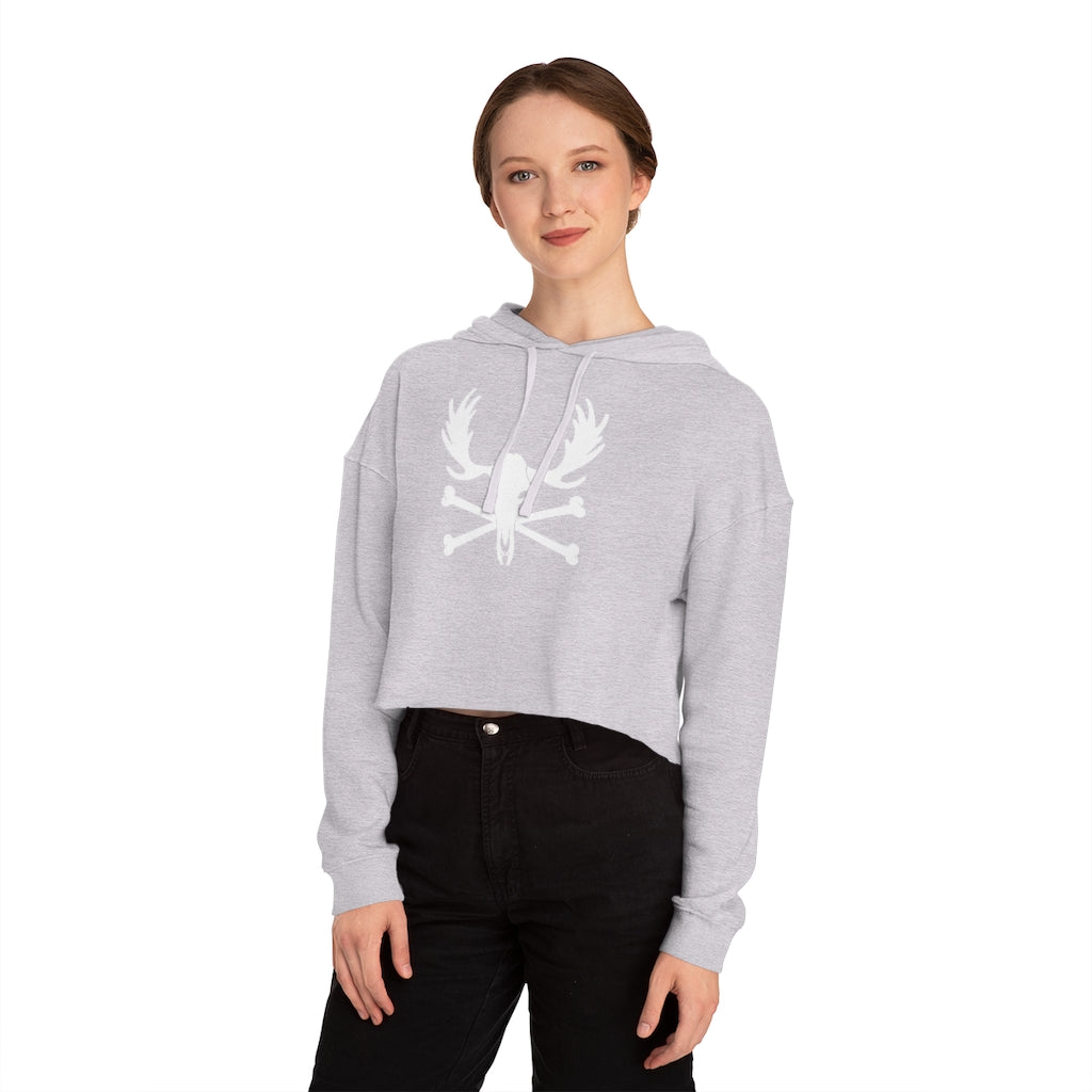 Modern Moose Tracks Women’s Cropped Hoodie